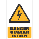 EL33 - Danger Gevaar Ingozi Sign