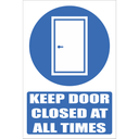 MA43 - Keep Door Closed Sign