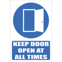 MA44 - Keep Door Open Sign