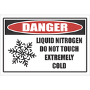 DG2 - Liquid Nitrogen Danger Sign