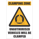CU4 - Clamping Zone Sign