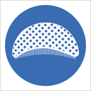 MV26 - SABS Hair net safety sign