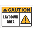 CU10 - Laydown Area Caution Sign