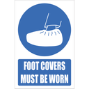 MA49 - Foot Covers Must Be Worn Sign