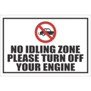 PR69 - No Idling Zone Sign