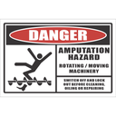 DG12 - Amputation Hazard Danger Sign