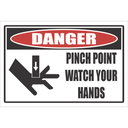 DG15 - Pinch Point Danger Sign