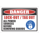 DG34 - Lock-out Tag Out Danger Sign