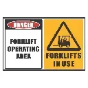 FLS11 - Forklift Area Sign