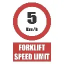 FLS12 - Forklift Speed Limit Sign