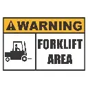 FLS19 - Forklift Area Sign