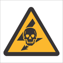 WW23 - SABS Exposed live high voltage safety sign