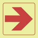 F36 - SABS Location of fire fighting equipment photoluminescent safety sign