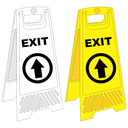 FS32 - Temporary Exit Ahead A-Frame Floor Stand