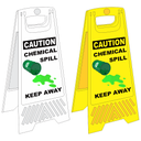 FS37 - Chemical Spill A-Frame Floor Stand