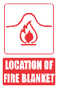 FB9E - Location Of Fire Blanket Explanatory Safety Sign