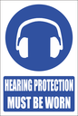 MV4E - Hearing Protection Explanatory Safety Sign