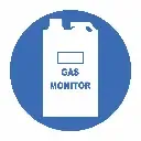 MV17 - Carbon Monoxide Gas Monitor Safety Sign