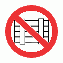 PV14 - Do Not Obstruct Safety Sign