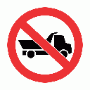 PV15 - No Heavy Vehicles Safety Sign