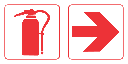 FR63 - Fire Extinguisher Right Safety Sign