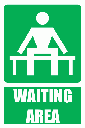 GA14E - Waiting Area Explanatory Sign