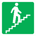 GA18 - Stairs Going Up Sign