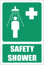 GA20E - Safety Shower Explanatory Sign