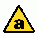 WW13 - Asbestos Hazard Safety Sign