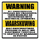 EL9 - Electric Shock Warning Sign