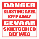 C3 - Blasting Keep Away Sign