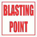 C5 - Blasting Point Sign