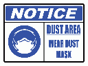 C27 - Dust Area Sign