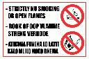 SM14 - No Smoking Or Flame Sign