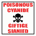 PO4 - Cyanide Sign