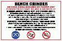 WF1 - Bench Grinder Sign