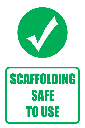 SC3 - Scaffolding Safe Sign