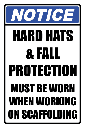 SC8 - Scaffolding Notice Sign