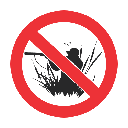 PR12- No Hunting Sign