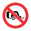 PR19 - No Caravans Sign