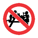 PR22 - No Picnics Sign