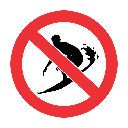 PR24 - No Surfing Sign