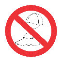 PR42 - No Hats Sign