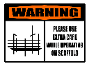 SC30 - Warning Extra Care Sign