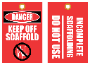 STU3 - Danger Keep Off Scaffold Tag