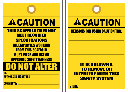 STC10 - Caution Do Not Alter Tag