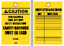 STC14 - Caution Scaffold Unsafe Tag
