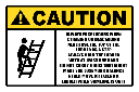 LD4 - Caution Ladder Sign