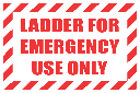 LD19 - Ladder For Emergency Use Sign