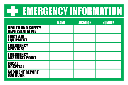 FA28 - Emergency Information Sign